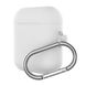 Чехол ArmorStandart New Airpods Silicon case with hook white (in box)