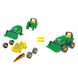 Ігровий набір-конструктор John Deere Kids Трактор з ковшем та причепом (47209)