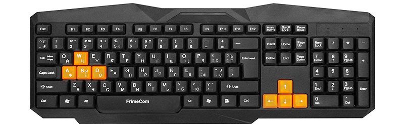 Клавіатура FrimeCom FC-302-USB Black