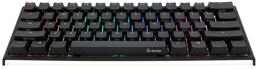 Клавіатура Ducky One 2 Mini Cherry Black RGB LED RU PBT USB Black/White (DKON2061ST-ARUPDAZT1)