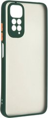 Чохол ArmorStandart Frosted Matte для Xiaomi Redmi Note 11 / Note 11s Dark Green (ARM66738)