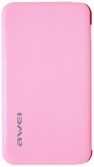 Універсальна мобільна батарея Awei P10K 6000mAh Pink