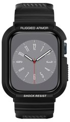 Чохол-ремінець Spigen Rugged Armor Pro Apple Watch 44/45mm Black (062CS25324)