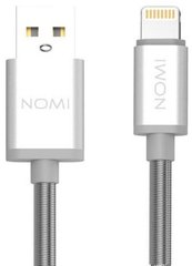 Кабель Nomi DCMQ 10i USB Lightning 1м Silver