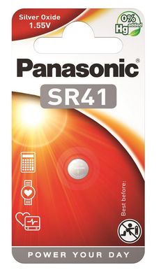 Батарейка Panasonic SR 41 BLI 1 (SR-41EL/1B)