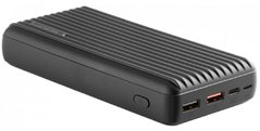 Универсальная мобильная батарея Promate Titan-30 30000 mAh 30Вт Type-C PD 18Вт USB QC3.0 USB 2.4А Black (titan-30.black)