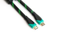 Відео кабель PowerPlant HDMI - HDMI, 5м, 2.0V, Double ferrites, Highspeed