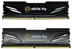 Оперативная память Atria 16 GB (2x8GB) DDR4 2666 MHz Fly Black (UAT42666CL19BK2/16)