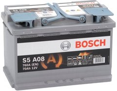 Автомобильный аккумулятор Bosch 70А 0092S5A080