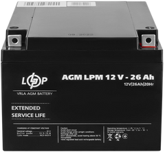 Аккумулятор для ИБП LogicPower LPM 12 - 26 AH (4134)