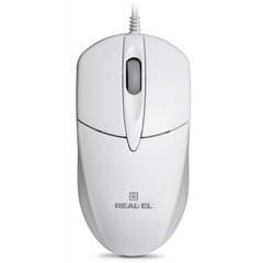 Мышь REAL-EL RM-211 White (EL123200014)