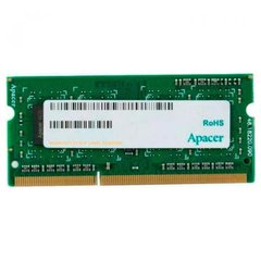 Пам'ять Apacer SODIMM DDR3-1600 4Gb PC3-12800 (DS.04G2K.KAM)