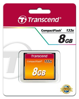 Карта пам'яті Transcend 8GB CF 133X (TS8GCF133)