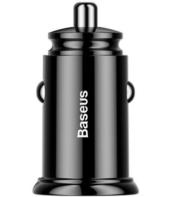 Автомобильное зарядное устройство Baseus Circular Plastic А+А 30W Black (CCALL-YD01)