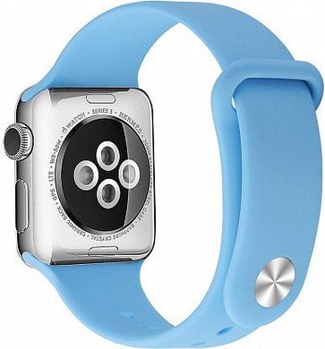 Ремінець UWatch Silicone Strap for Apple Watch 38/40 mm Blue