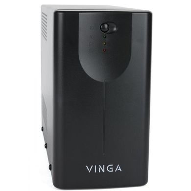 Джерело безперебійного живлення Vinga LED 800VA metal case with USB (VPE-800MU)