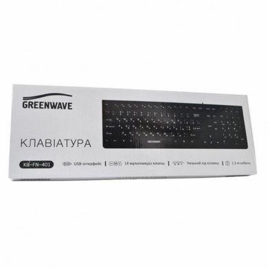Клавіатура Greenwave KB-FN-401 black (R0015249)