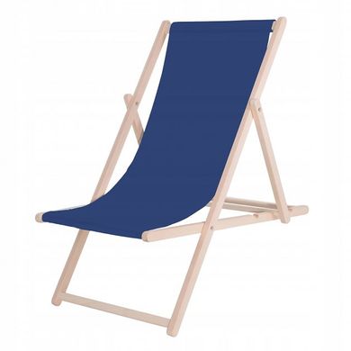 Шезлонг (кресло-лежак) деревянный Springos DC0001 NB