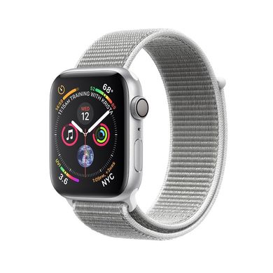 Смарт-годинник Apple Watch Series 4 GPS, 40mm Silver Aluminium Case with Seashell Sport Loop (MU652UA/A)