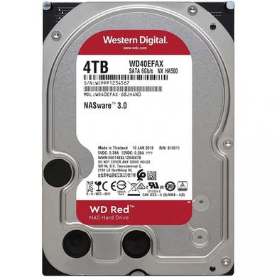 Внутренний жесткий диск WD Red 4 TB (WD40EFAX)