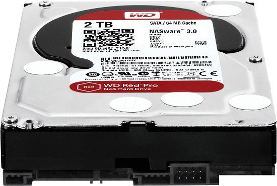 Внутрішній жорсткий диск Western Digital Red Pro 2TB 7200rpm 64MB WD2002FFSX 3.5" SATA III (WD2002FFSX)