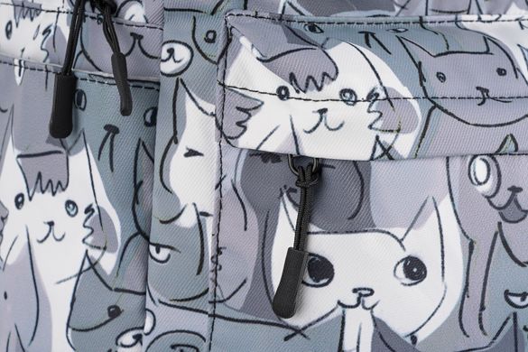 Рюкзак для ноутбука 2Е TeensPack Cats Grey (2E-BPT6114GC)