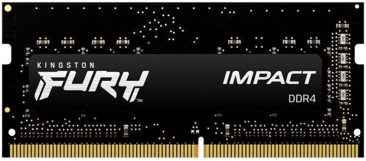 Оперативна пам'ять Kingston FURY 16 GB (2x8GB) SO-DIMM DDR4 2666 MHz Impact (KF426S15IBK2/16)