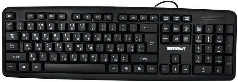 Клавиатура GREENWAVE KB-ST-104 Black, USB (R0014215)