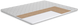 Матрац топпер MatroLuxe Topper-futon 1/Топер-футон 1 + кокос жакард 115х190 (0019975001)