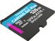 Карта памяти Kingston MicroSDXC 128GB Canvas Go! Plus Class 10 UHS-I U3 V30 A2 (SDCG3/128GBSP)