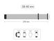 Ремінець ArmorStandart Apple Milanese Loop Band for Apple Watch 38mm/40mm Flowers Fuchsia