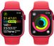 Apple Watch Series 9 GPS 41mm (PRODUCT) RED Aluminium Case with (PRODUCT) RED Sport Band M/L (MRXH3QP/A)