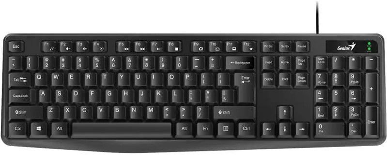 Клавіатура GENIUS KB-117 USB Black UKR