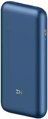 Универсальная мобильная батарея Xiaomi ZMI Power Bank 10 PRO 20000 mAh 65W Type-C QC 3.0, PD 3.0 Blue (QB823)