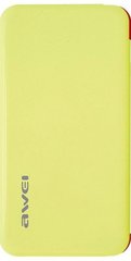 Универсальная мобильная батарея Awei P10K 6000mAh Yellow