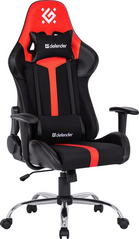 Комп'ютерне крісло для геймера Defender Racer Black/Red (64374)