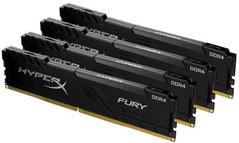 Оперативна пам'ять HyperX DDR4 3000 64GB KIT (16GBx4) HyperX Fury Black (HX430C16FB4K4/64)