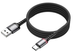 Кабель Borofone BU33 USB to Type-C 3A 1.2m Black (BU33CB)
