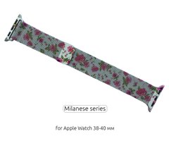 Ремешок ArmorStandart Apple Milanese Loop Band for Apple Watch 38mm/40mm Flowers Red Lily