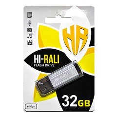 Флешка Hi-Rali USB 32GB Stark Series Silver (HI-32GBSTSL)