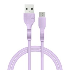 Кабель ACCLAB AL-CBCOLOR-M1PP USB to Micro USB 1,2м (Violet)