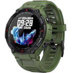 Смарт-часы Gelius Pro GP-SW008 (G-WATCH) Bluetooth Call (IPX7) Navy Green