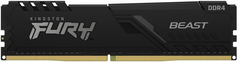 Оперативная память Kingston FURY 8 GB DDR4 3600 MHz Beast Black (KF436C17BB/8)