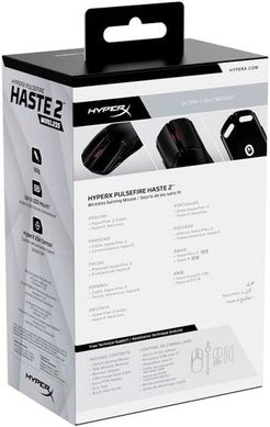 Миша HyperX Pulsefire Haste 2 WL, Black