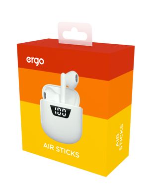 Навушники Ergo BS-720 Air Sticks White