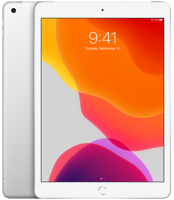Apple iPad 10.2 Cellular 128Gb (2019 7Gen) Silver Идеальное состояние (MW712, MW6F2)