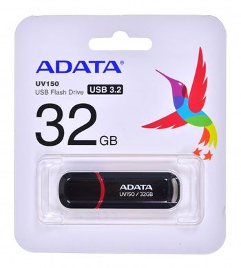 Флешка A-DATA USB 3.2 UV150 32Gb Black