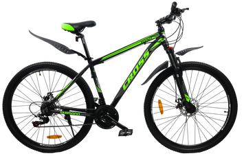 Велосипед Cross XC2921 29" 21" чорний-зелений (29CJAS-003417)