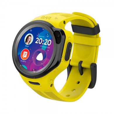 Детские смарт-часы с GPS-трекером Elari KidPhone 4G Round (Yellow) KP-4GRD-Y