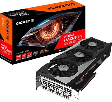 Видеокарта Gigabyte Radeon RX 6600 XT GAMING OC 8G (GV-R66XTGAMING OC-8GD)